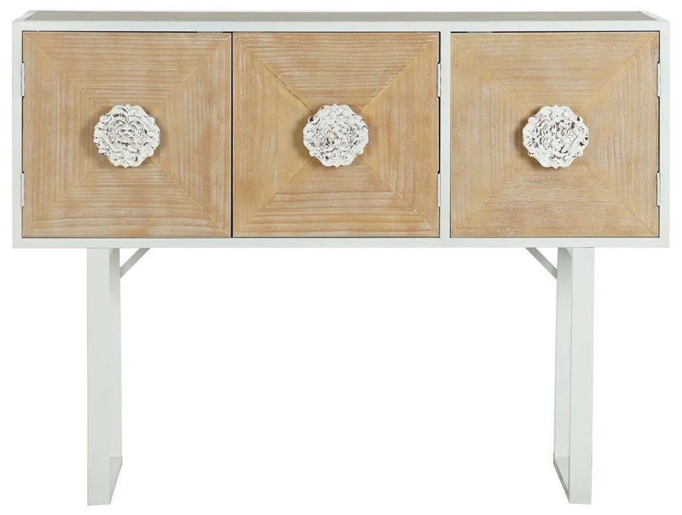 Έπιπλο Εισόδου DKD Home Decor Λευκό 120 x 35 x 90 cm
