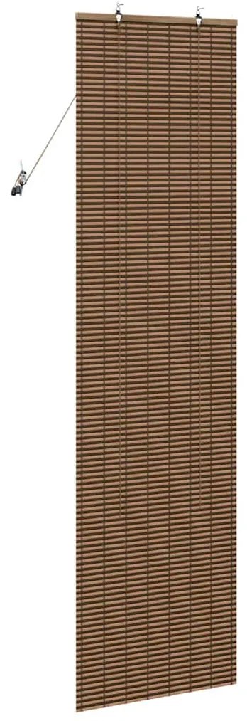 vidaXL Ρολό Παραθύρου με κουρτίνες Καφέ 60 x 220 εκ. Μπαμπού