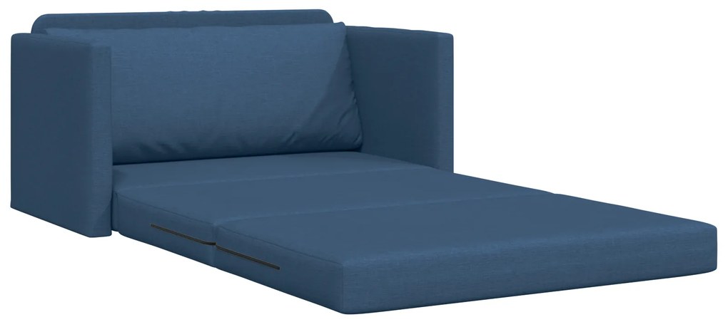 vidaXL Καναπές Κρεβάτι 2 σε 1 Μπλε 124x71x78 cm Ύφασμα