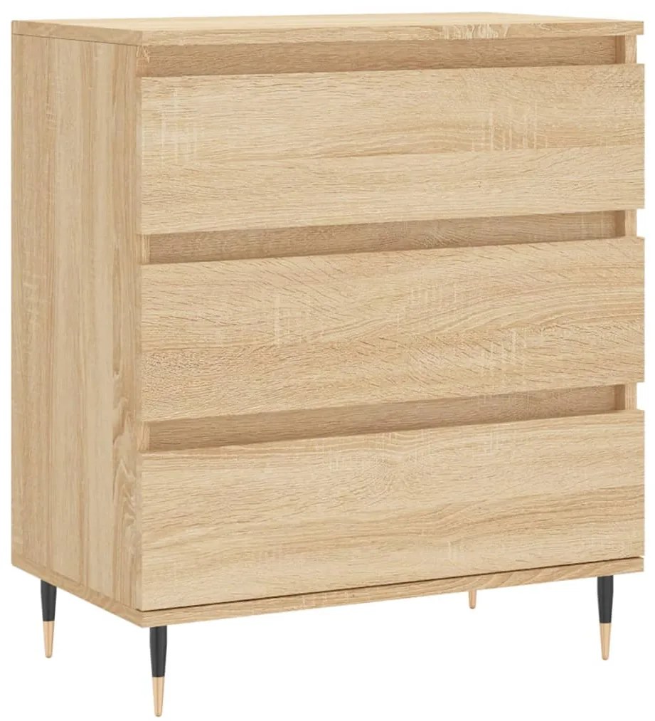vidaXL Συρταριέρα Sonoma Δρυς 60x35x70 εκ. Επεξεργασμένο Ξύλο
