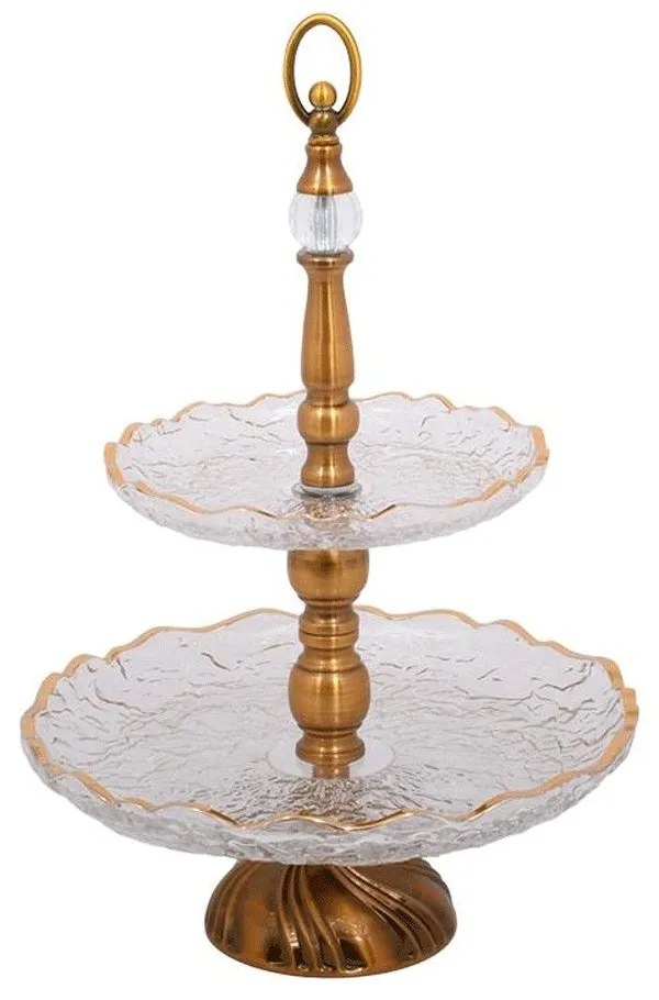 Ορντερβιέρα 2 Θέσεων 374-124-025 Clear-Bronze Metal, Glass