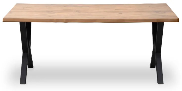 Τραπέζι Walter Megapap Mdf - μεταλλικό χρώμα ακακίας 160x80x75εκ. - Μέταλλο - GP038-0004,1