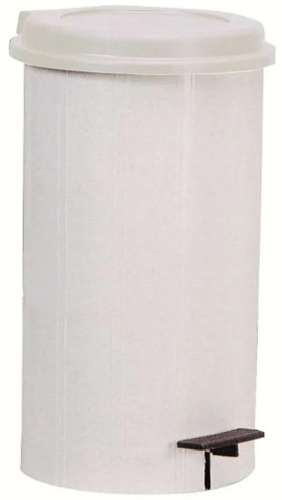 Κάδος Απορριμμάτων Stili 17-0145 20L Φ32cm 55cm White Gloria Plastic