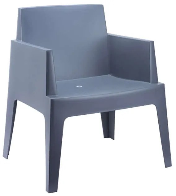 SIESTA BOX DARK GREY ΠΟΛΥΘΡΟΝΑ ΠΟΛ/ΝΙΟΥ 65Χ58Χ80εκ.20.0104