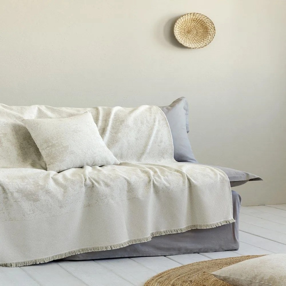 Ριχτάρι Seymour Ivory Nima Πολυθρόνα 180x180cm Cotton-Polyester