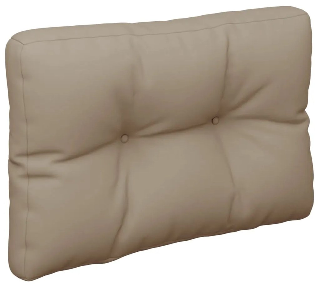 vidaXL Μαξιλάρι Παλέτας Taupe 60 x 40 x 12 εκ. Υφασμάτινο