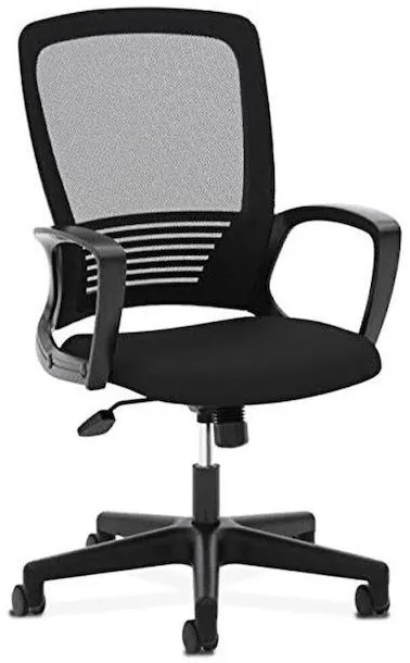 Καρέκλα Γραφείου με Ανάκλιση Rhea Black Lamtech