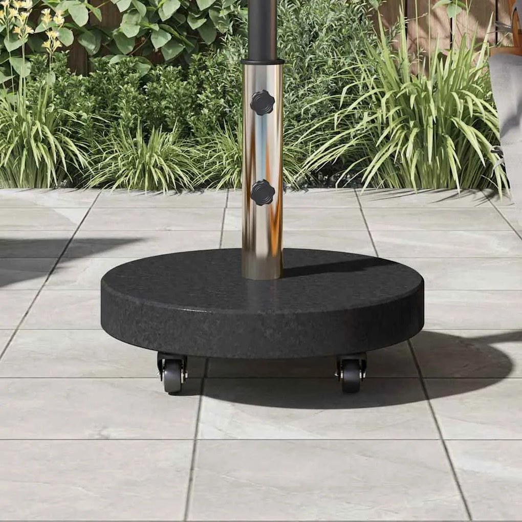 vidaXL Βάση ομπρέλας Μαύρο 45 x 45 x 45 cm Γρανίτης