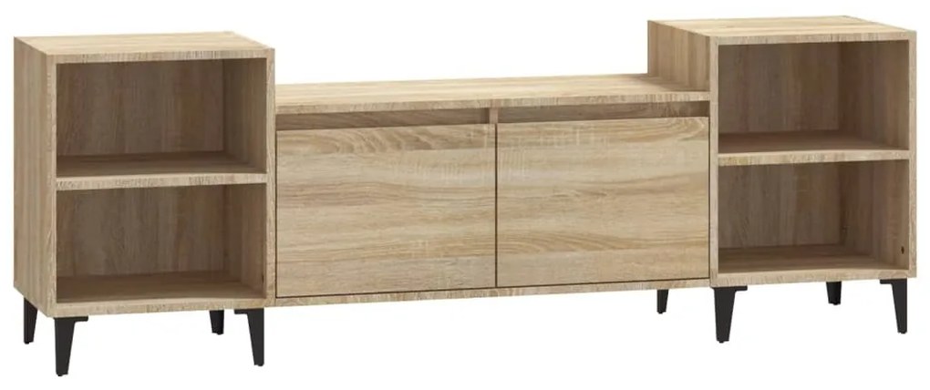 vidaXL Έπιπλο Τηλεόρασης Sonoma Δρυς 160x35x55 εκ. Επεξ. Ξύλο