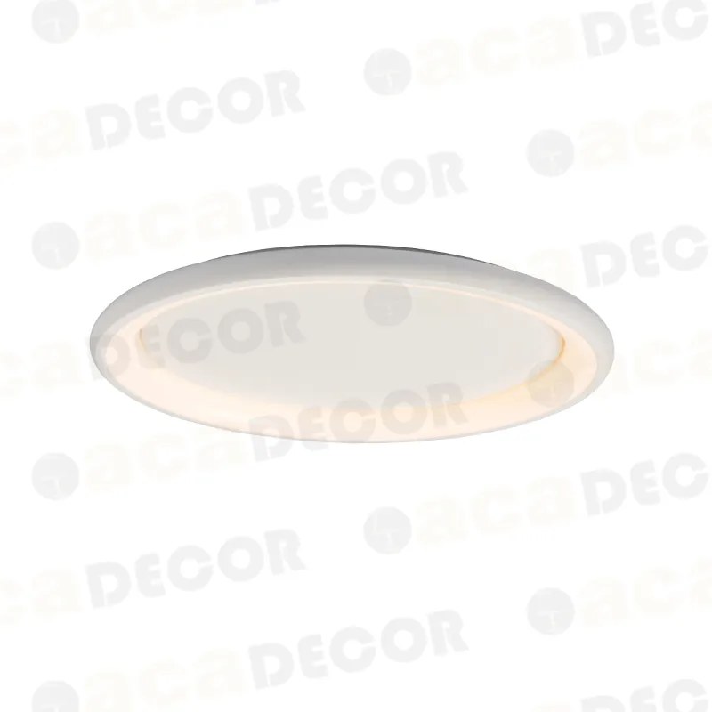 ΟΡΟΦΗΣ Φ/Σ LED 73W DIMMER CCT 5250LM ΛΕΥΚΟ ΜΕΤΑΛΛΙΚΟ D81XH8,5CM DIANA ACA BR71LEDC81WHCCT