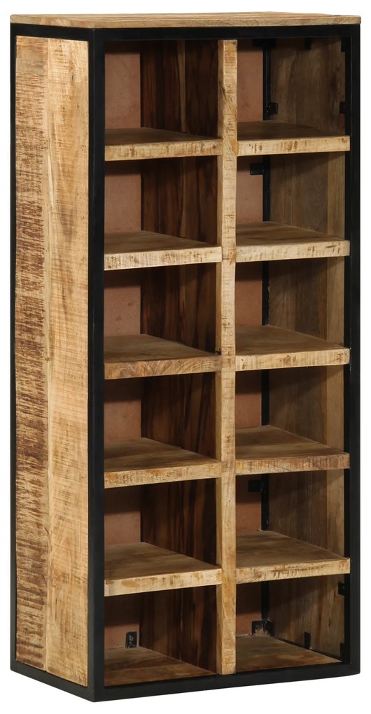 vidaXL Ντουλάπα παπουτσιών 50x30x110 εκ. Μασίφ Ξύλο Μάνγκο