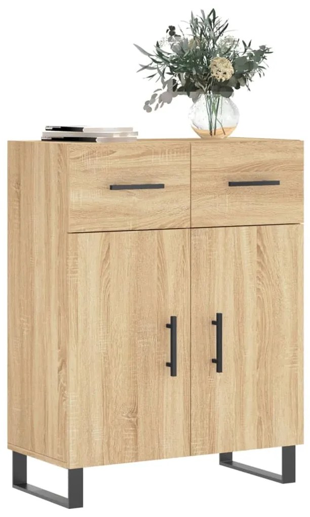 vidaXL Ντουλάπι Sonoma Δρυς 69,5 x 34 x 90 εκ. από Επεξεργασμένο Ξύλο