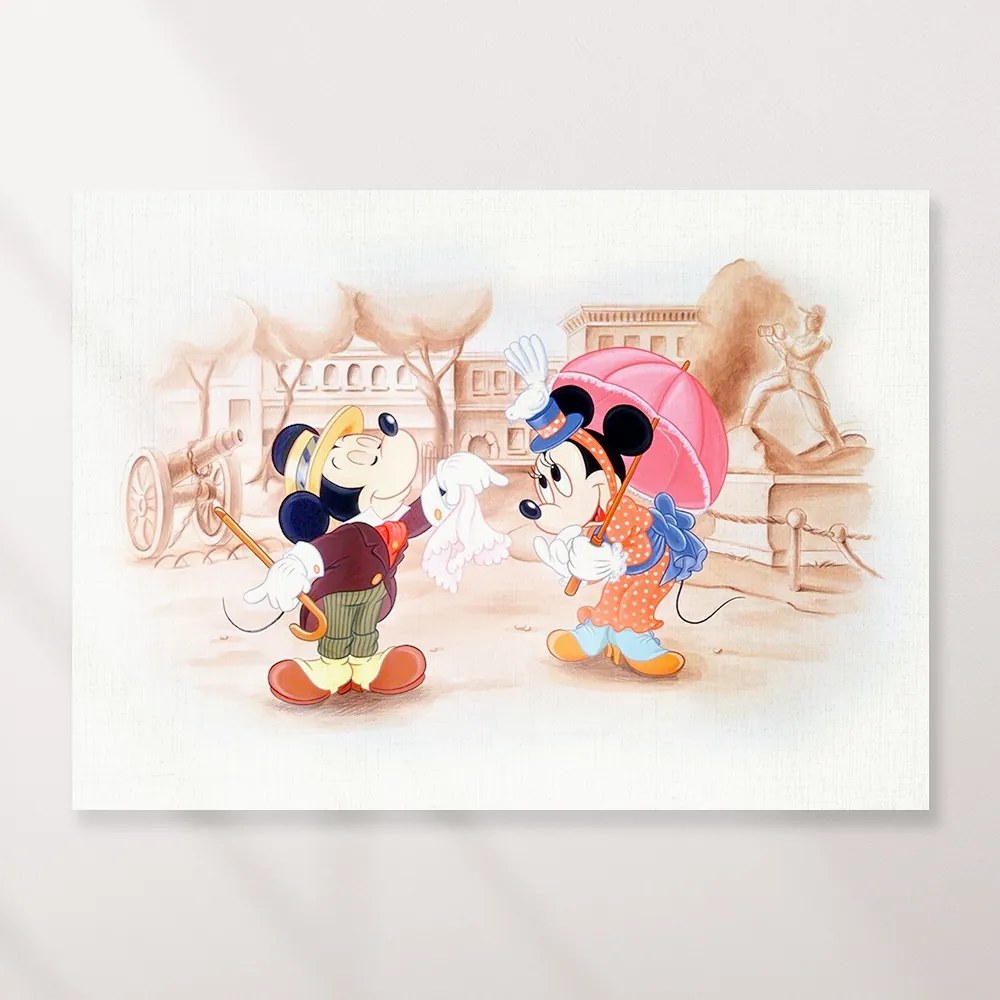 Παιδικός πίνακας σε καμβά Mickey &amp; Minnie KNV0583 30cm x 40cm