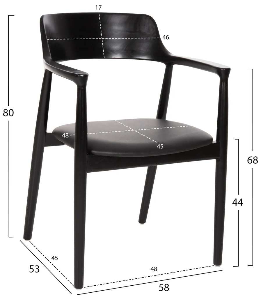 ΣΕΤ ΤΡΑΠΕΖΑΡΙΑΣ 5ΤΜΧ KINGSLEY HM21075.02 ΣΤΡΟΓΓΥΛΟ ΤΡΑΠΕΖΙ Φ120εκ.&amp; 4 ΚΑΡΕΚΛΕΣ-ΜΑΥΡΟ (1 Τεμμάχια)