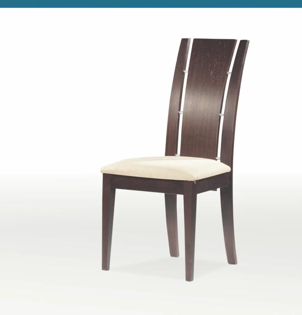 Ξύλινη καρέκλα Zania καφέ-μπεζ 101,5x46x44x43cm, FAN1234