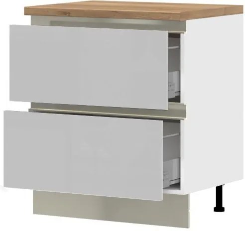 Επιδαπέδιο ντουλάπι Trinity R80-2M BOX-Anthraki Gualistero