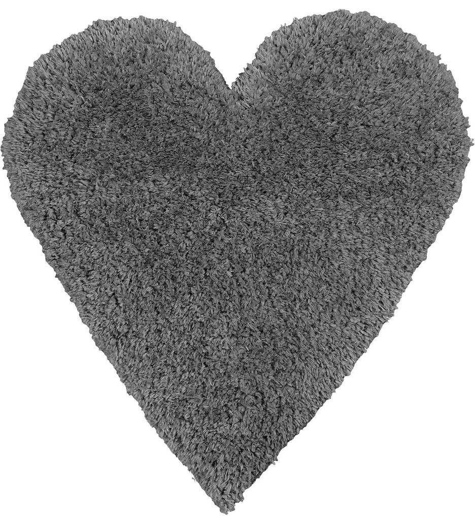 Παιδικό Χαλί DARK GREY SHADE HEART 160 x 160 εκ.