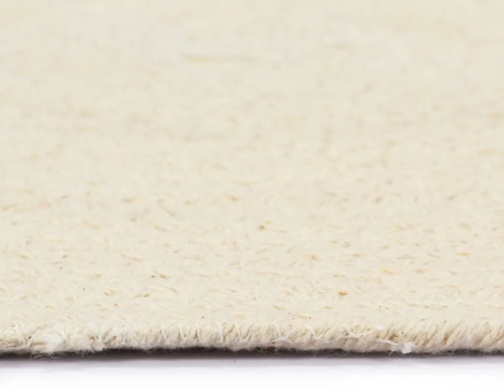 vidaXL Σουπλά Στρογγυλά Απλά 4 τεμ. Φυσικό Χρώμα 38 εκ. Βαμβακερά