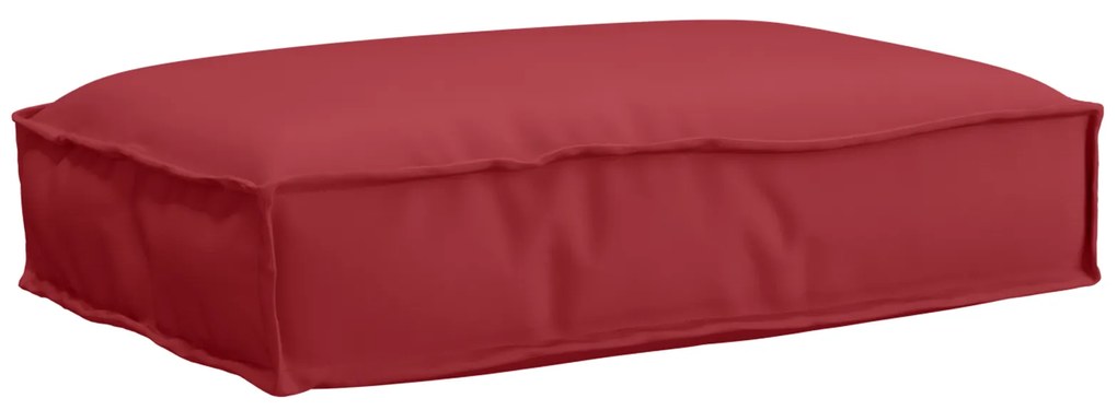 vidaXL Μαξιλάρι παλέτας για κάθισμα Κόκκινο 60 x 40 x 8 εκ.