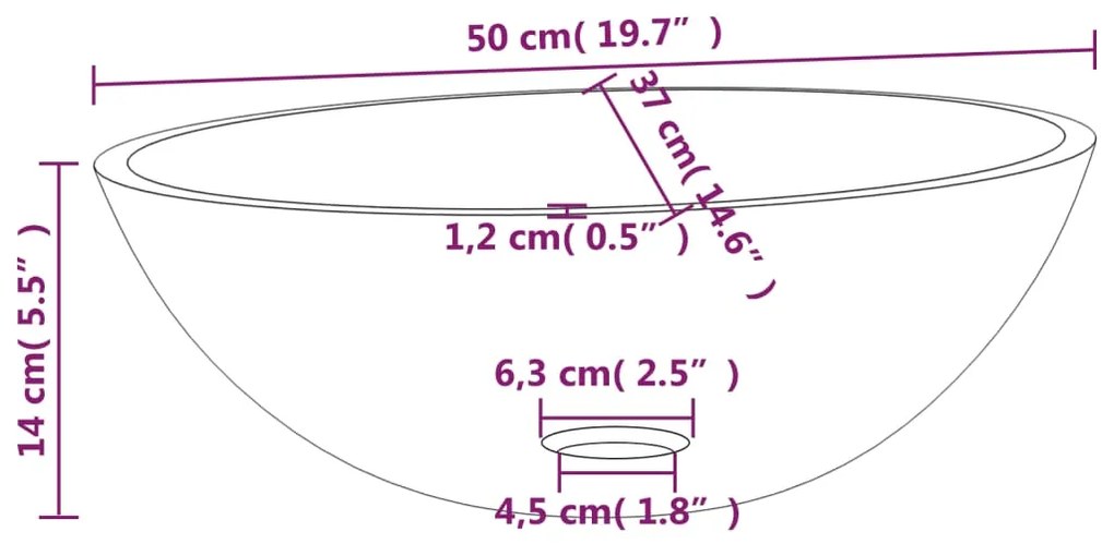 ΝΙΠΤΗΡΑΣ ΜΑΥΡΟΣ 50X37X14 ΕΚ. ΓΥΑΛΙΝΟΣ 345249