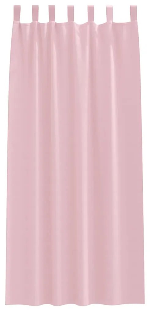 vidaXL Κουρτίνες 2 pcs Μωρουδίστικο Ροζ 225x140εκ. Πολυεστέρας