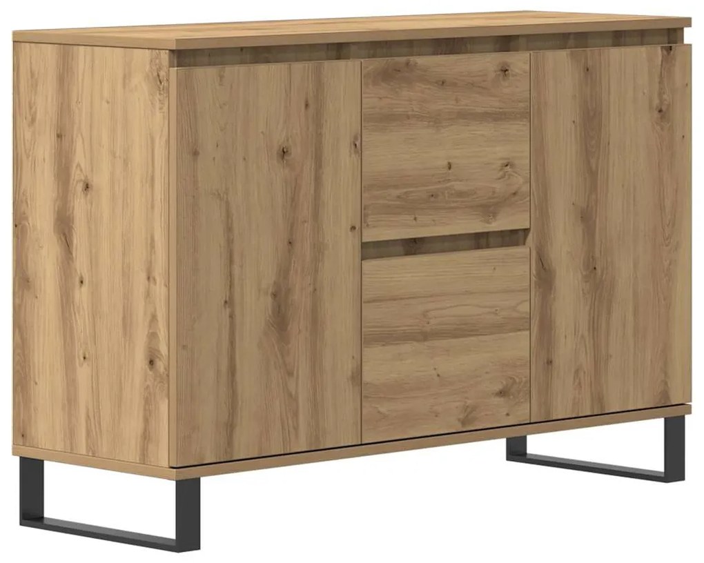 vidaXL Μπουφές Δρυς τεχνίτης 101,5 x 35 x 70 εκ. από Επεξεργασμένο Ξύλο