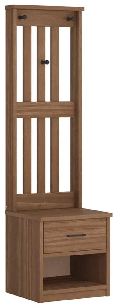 vidaXL Δέντρο χωλ "SANDNES" 45x40x159,5 εκ.Πεύκο μασίφ ξύλο