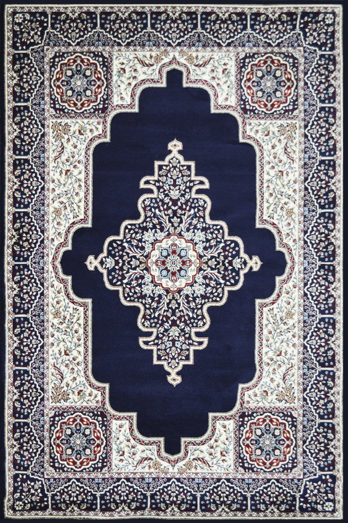 Χαλί Qom Blue Barok 070Χ150cm