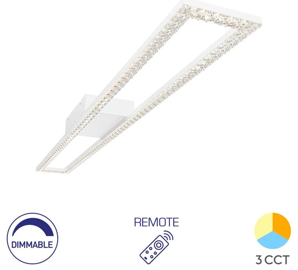 Φωτιστικό Οροφής Braytron BH17-05090 Λευκό (White) CCT3