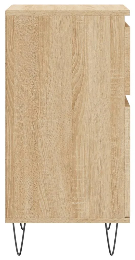 vidaXL Συρταριέρα Sonoma Δρυς 40 x 35 x 70 εκ. από Επεξεργασμένο Ξύλο