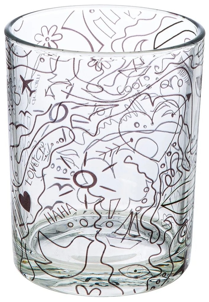 Φανάρι Καταιγίδας -Modern Art- Γυάλινο Μαύρο Clear PU H. 125 cm D. 10 cm