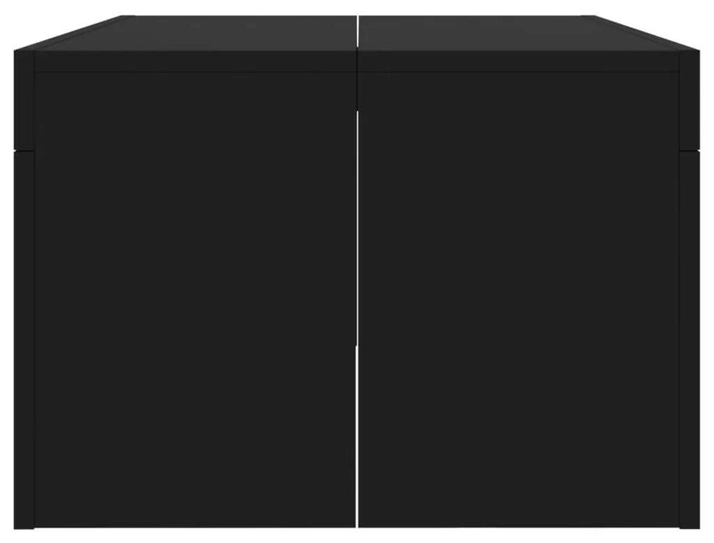 vidaXL Τραπεζάκι Σαλονιού Μαύρο 102 x 50 x 36 εκ. Επεξεργασμένο Ξύλο