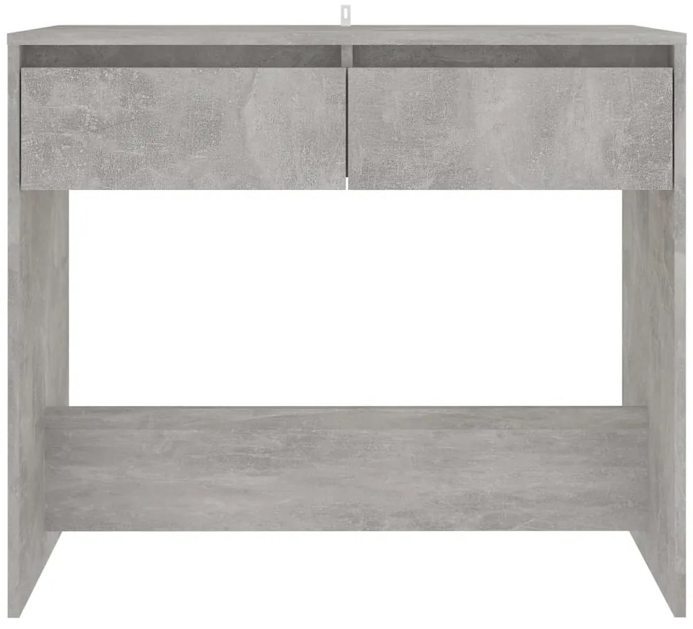 vidaXL Τραπεζάκι κονσόλα Γκρι Σκυρ. 89x41x76,5 εκ. Επεξεργασμένο Ξύλο