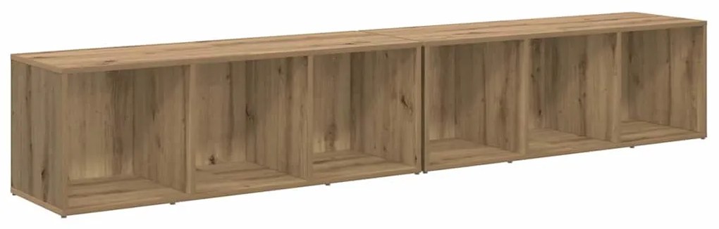 vidaXL Σετ επίπλου τηλεόρασης 2 pcs Artisan Oak Επεξεργασμένο ξύλο