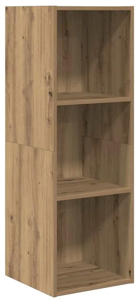 vidaXL Σετ επίπλου τηλεόρασης Επιτοίχιο Artisan Oak 37 x 37 x 107 εκ