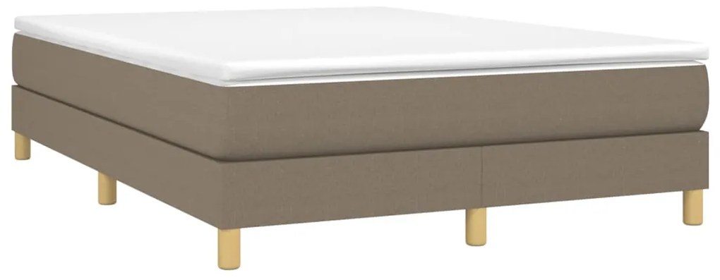 ΠΛΑΙΣΙΟ ΚΡΕΒΑΤΙΟΥ BOXSPRING TAUPE 140 X 190 ΕΚ. ΥΦΑΣΜΑΤΙΝΟ 3120610