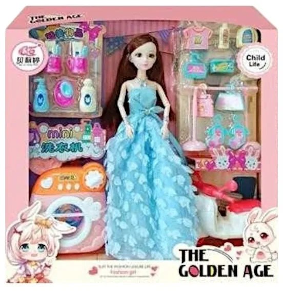 Σετ Κούκλα με Αξεσουάρ Σπιτιού