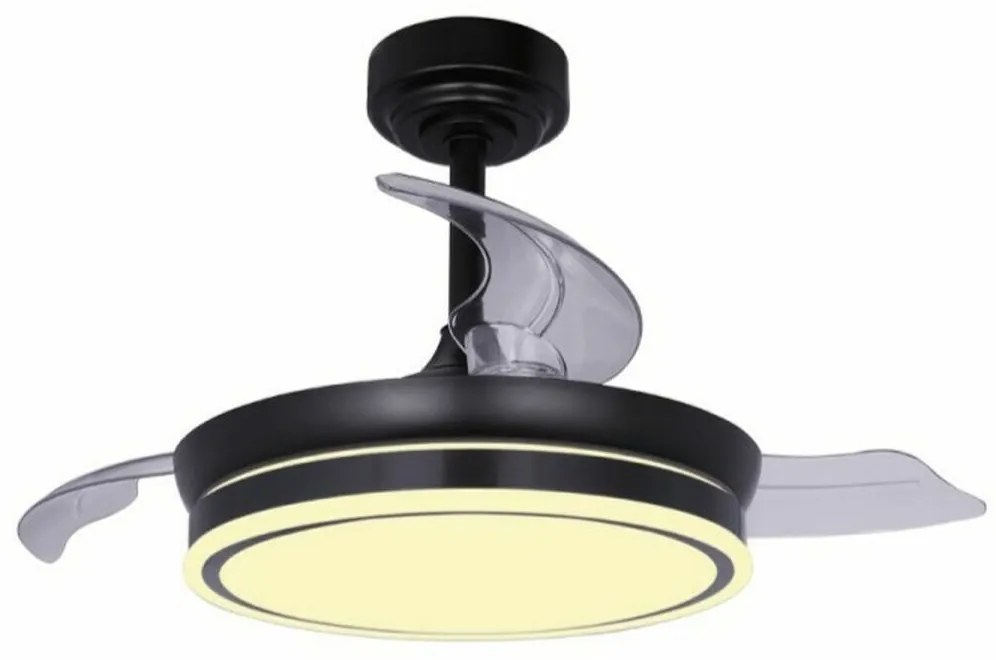 Ανεμιστήρας Οροφής CristalRecord 85-065-46-180 Μαύρο