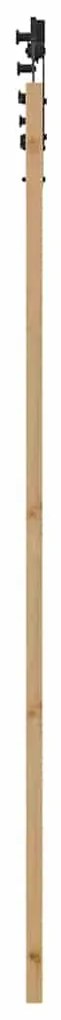 vidaXL Συρόμενη Πόρτα ORKDAL Καφέ 86 x 211 cm Μασίφ ξύλο πεύκου