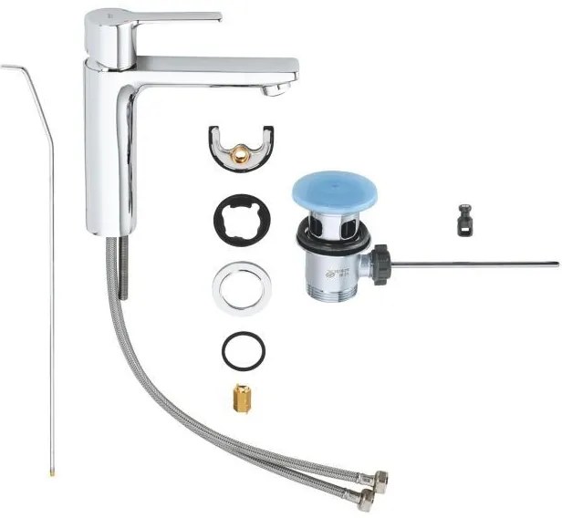 Μπαταρία επιτραπέζιου νιπτήρος Grohe Lineare New-Anthraki Mat