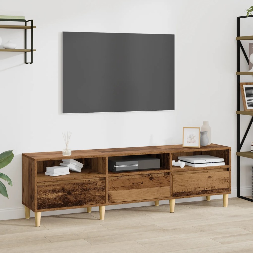 vidaXL Ντουλάπι TV Παλιό ξύλο 150 x 30 x 44.5 εκ. Επεξεργασμένο ξύλο
