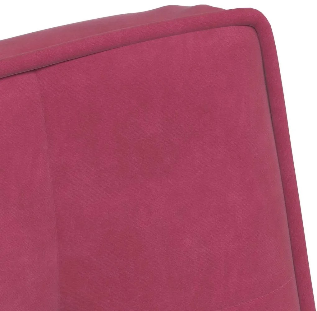 vidaXL Καρέκλα χαλάρωσης Wine Red 64x74x84 cm Velvet