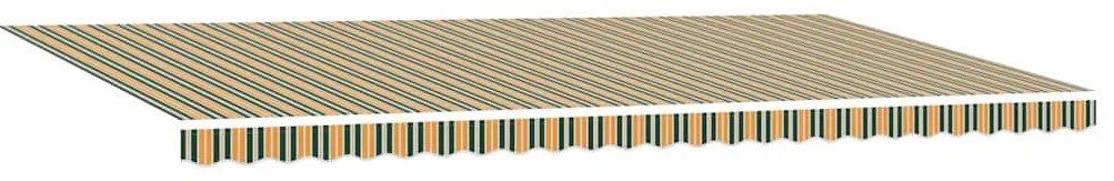 vidaXL Σκηνίτσα Αναδιπλούμενη with 600 x 350 εκ Πράσινο και κίτρινο