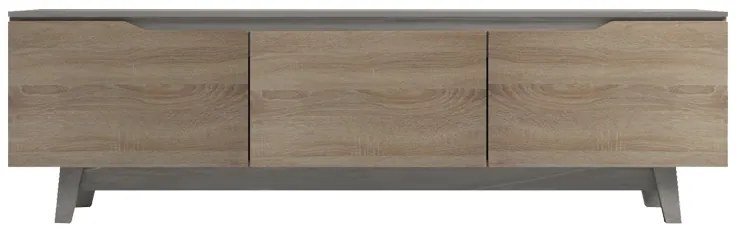 Έπιπλο τηλεόρασης Kasandra pakoworld μπεζ μαρμάρου-sonoma 180x35x48.5εκ
