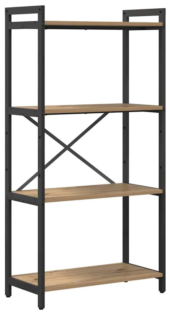 vidaXL Βιβλιοθήκη artisan δρυς 60 x 30 x 118 εκ Επεξεργασμένο ξύλο