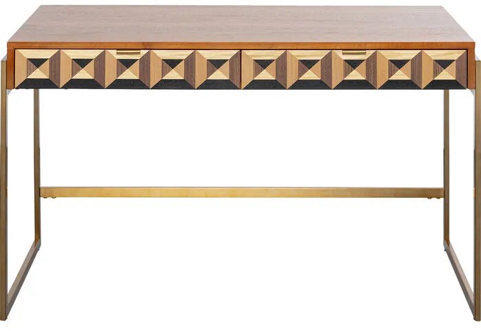 Γραφείο   Silencio Μασίφ Ξύλο Καφέ 120x76x59εκ. - Καφέ