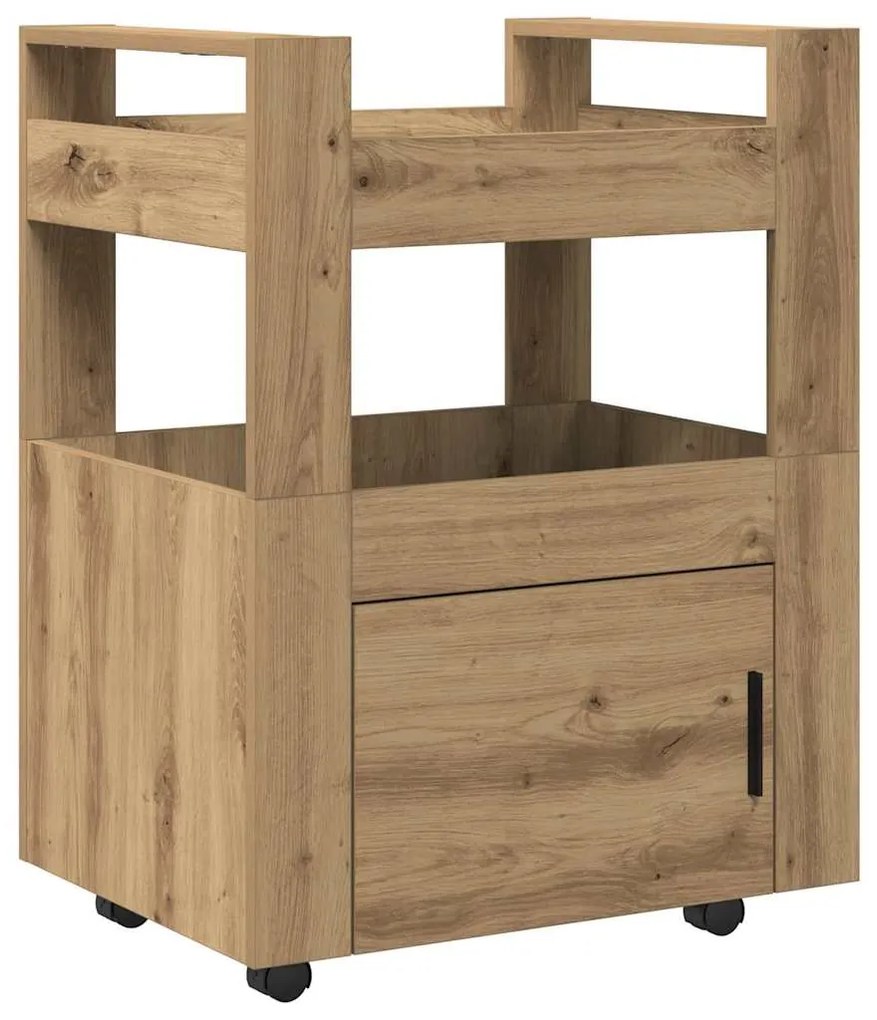 vidaXL Καρότσι Κουζίνας artisan δρυς 60 x 45 x 80 εκ