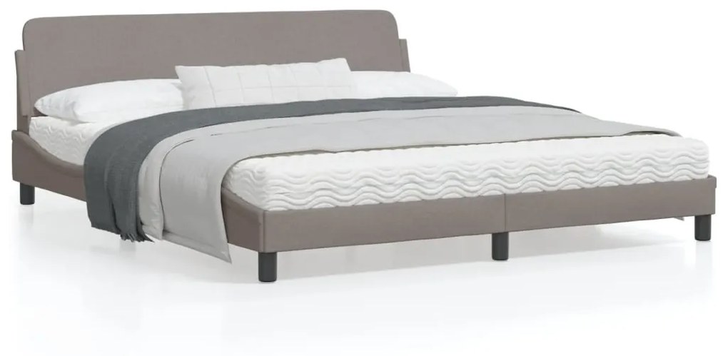 Σκελετός Κρεβατιού Dover Taupe 180x200 εκ. Υφασμάτινο