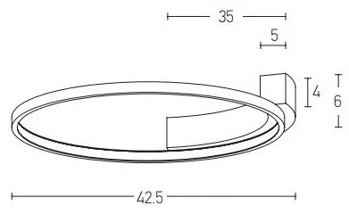 Πλαφονιέρα Φωτιστικό Οροφής LED 31W IP20 3000K Zambelis-2075-Λευκό 2075
