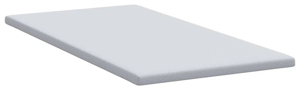 vidaXL Στρώματα Λευκό 90 x 200 cm 100% ύφασμα πολυεστέρα με τζακάρ